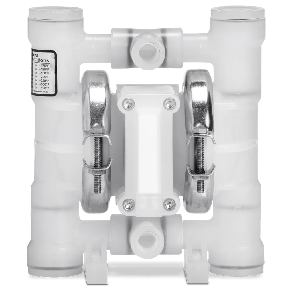 00-9604 WILDEN AODD Pump, PVDF material, 1/4-inch Pro-Flo Series, Model P.025/KZPPP/TNL/TF/KTV