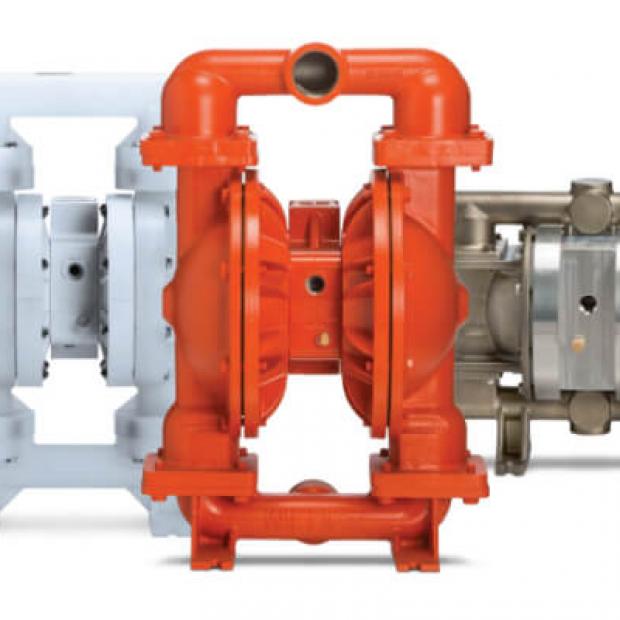 02-11947 WILDEN Air-Operated Double-Diaphragm Pump, Polypropylene, 1-inch, Pro-Flo Series