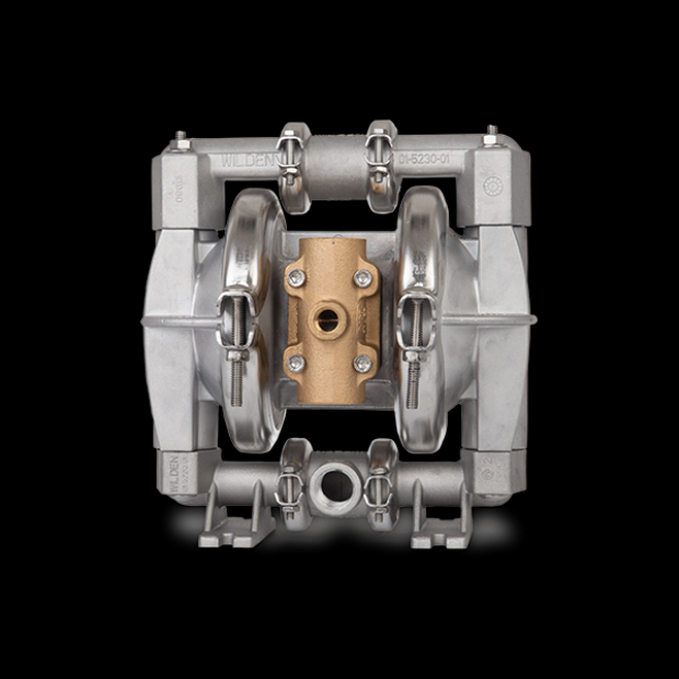 S01-0003 WILDEN Air-Operated Double-Diaphragm Pump, Aluminum, 1/2-inch, Turbo-Flo Series