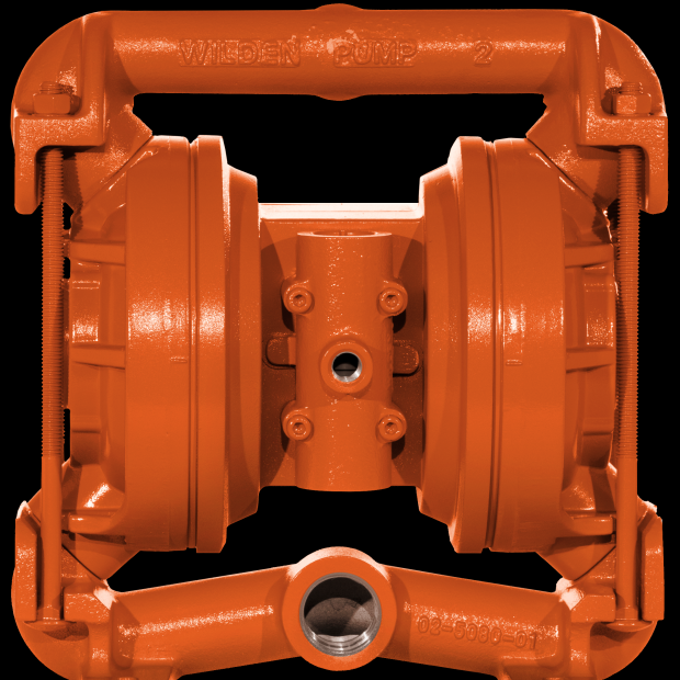 S02-0004 WILDEN Air-Operated Double-Diaphragm Pump, Aluminum, 1-inch, Turbo-Flo Z Series