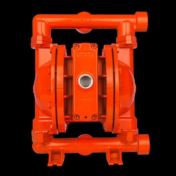 S02-0092 WILDEN Air-Operated Double-Diaphragm Pump, Aluminum, 1-inch, Pro-Flo R Series